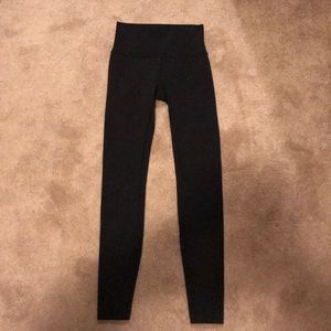 Lululemon Black Wunder Unders 28”